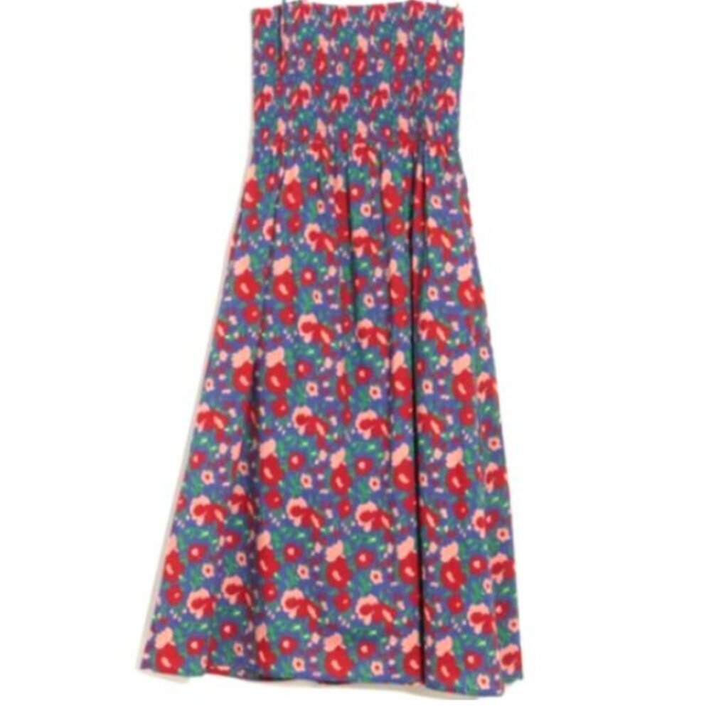 MAISIE Smocked Midi Dress Prairie Cottagecore Feminine